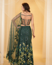 Load image into Gallery viewer, The Forest Slit Lehenga
