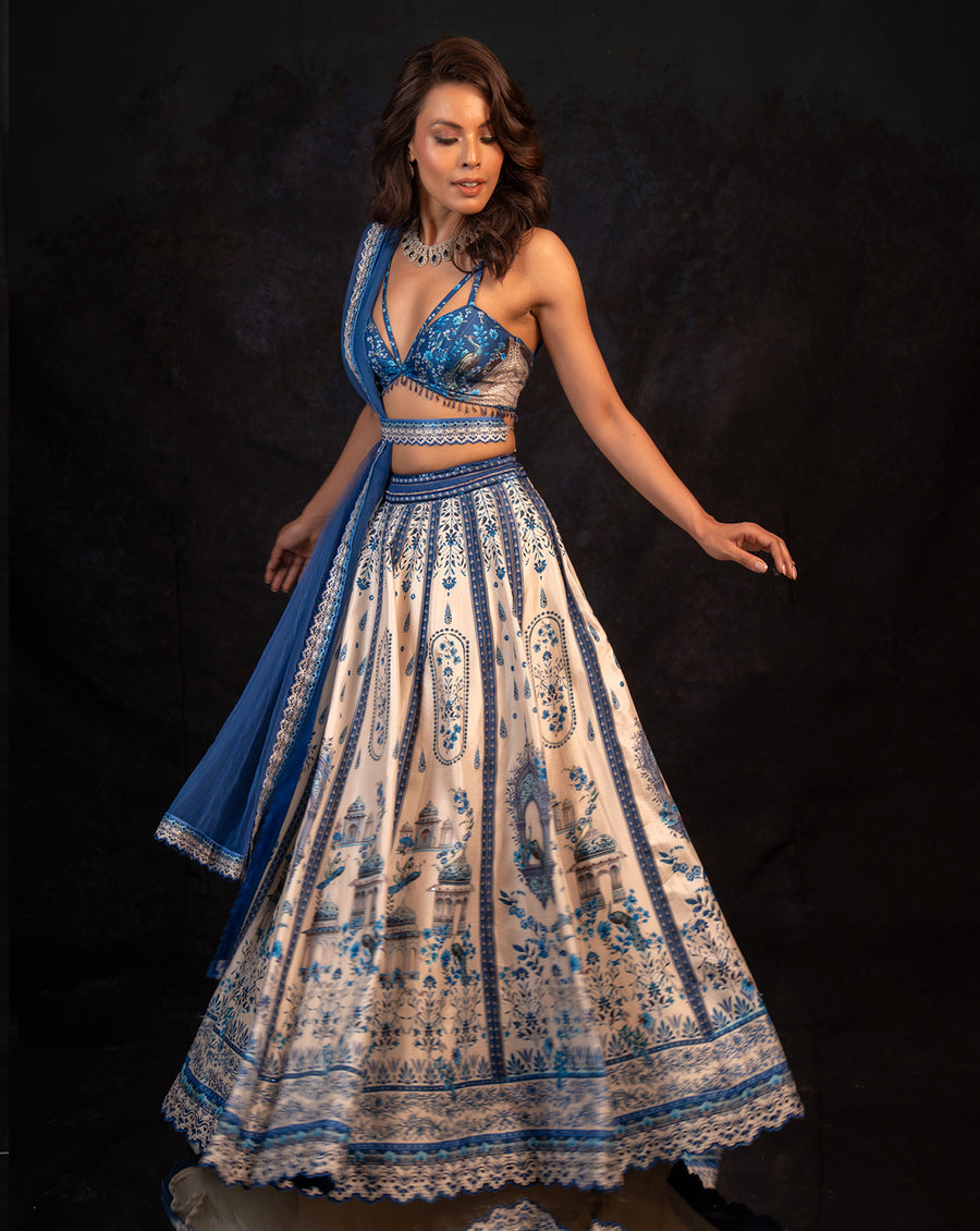 The Neel Mahal Lehenga
