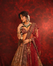 Load image into Gallery viewer, Ruhani Raat Zardosi Lehenga
