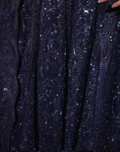 Load image into Gallery viewer, Midnight Blue Corset Lehenga
