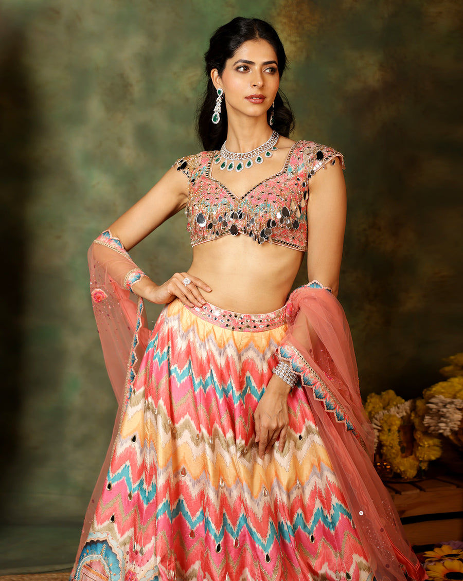 Sheesh Palace Lehenga Set