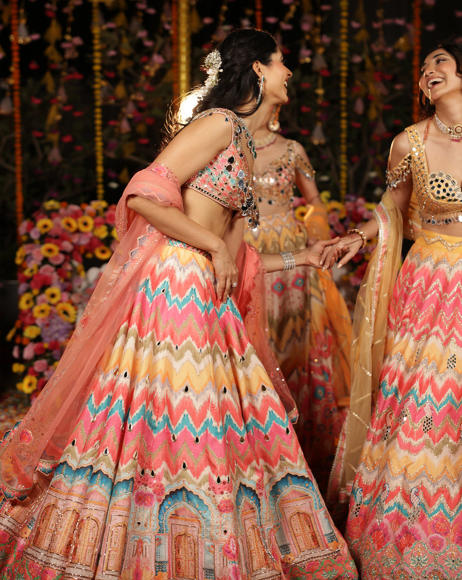 Sheesh Palace Lehenga Set