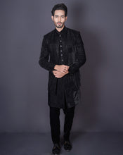 Load image into Gallery viewer, Jacket Black Sherwani
