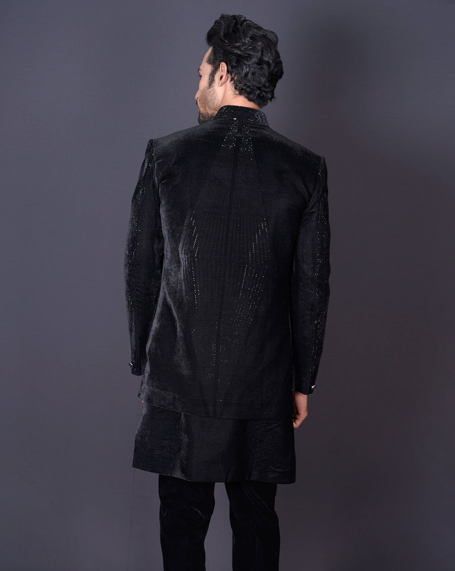 Jacket Black Sherwani