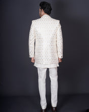 Load image into Gallery viewer, Ivory Jacket Kurta Set
