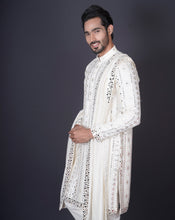 Load image into Gallery viewer, Ivory Mirror Kurta Set
