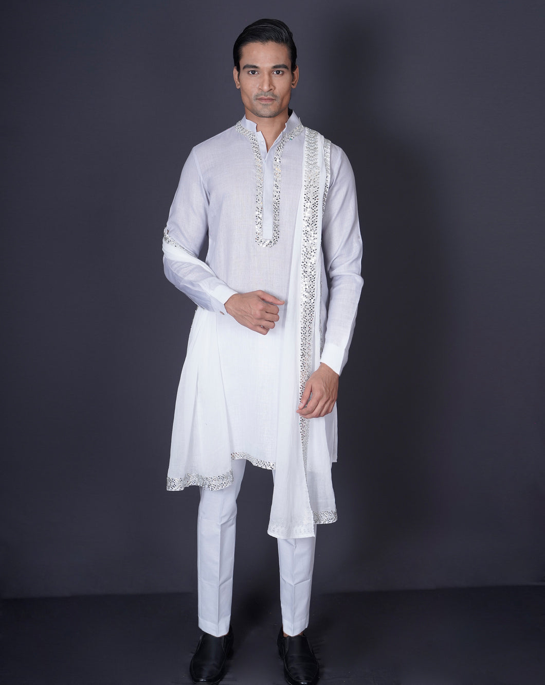 Ombre Linen Kurta