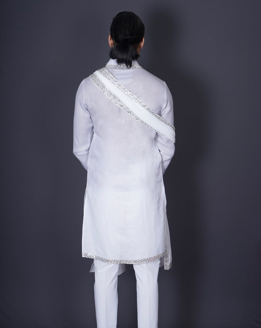 Ombre Linen Kurta