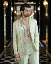 Load image into Gallery viewer, Ainna Mint Jacket set
