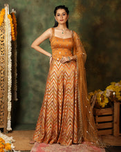 Load image into Gallery viewer, Rangmanch Rust Kurti Set
