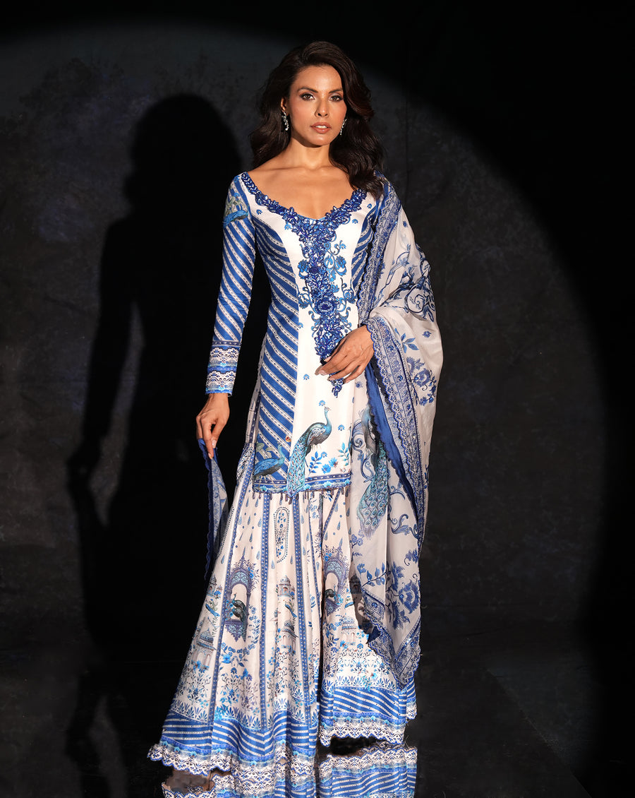 The Neel Mahal Sharara Set