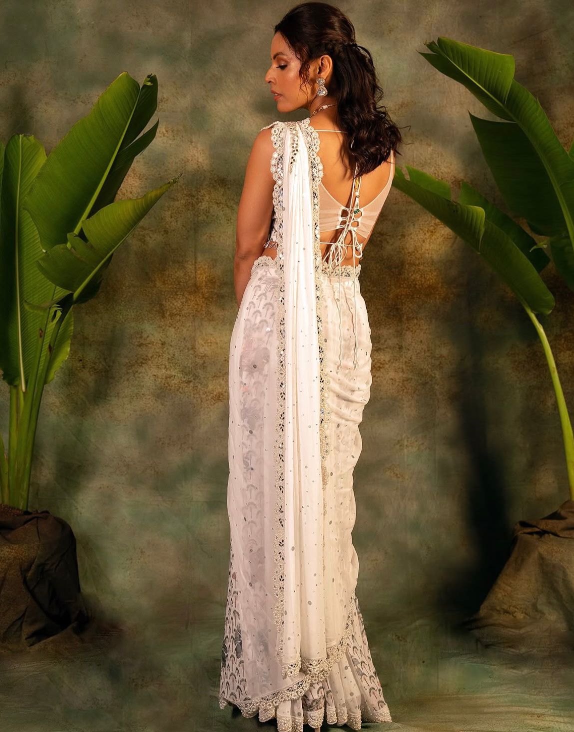 Stitched Kali Saree
