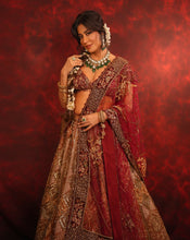 Load image into Gallery viewer, Ruhani Raat Zardosi Lehenga
