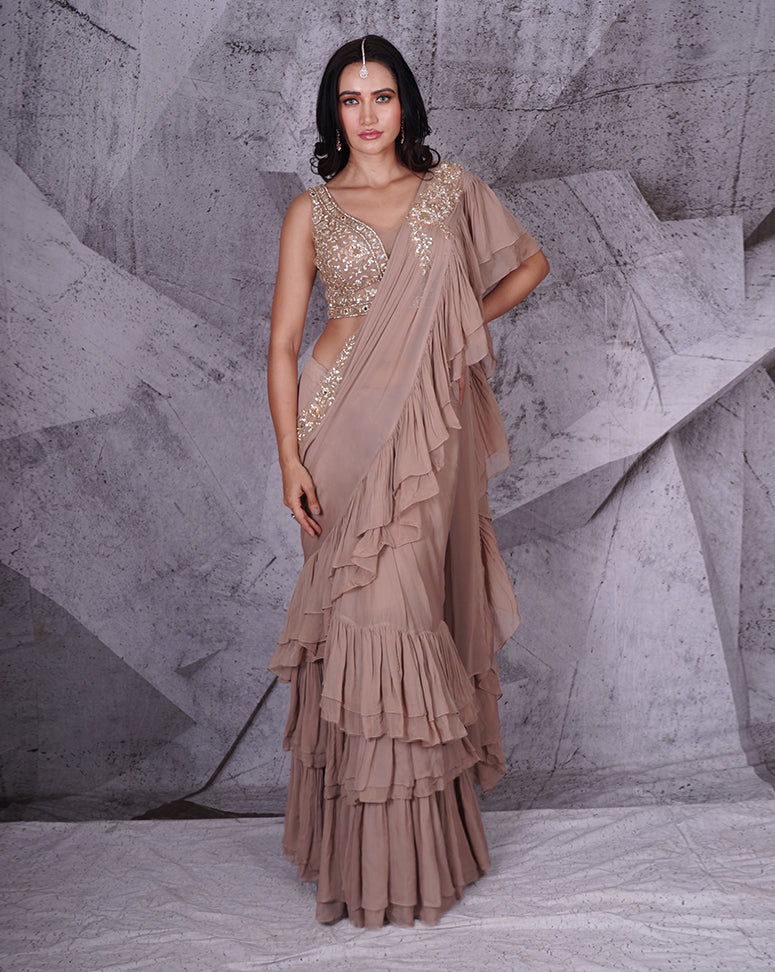 The Spree Ruffle Sari