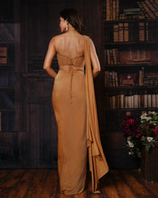 Load image into Gallery viewer, The Gold Corset Sari
