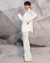 Load image into Gallery viewer, The Colourful Ivory Blazer Set
