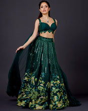 Load image into Gallery viewer, The Forest Lehenga
