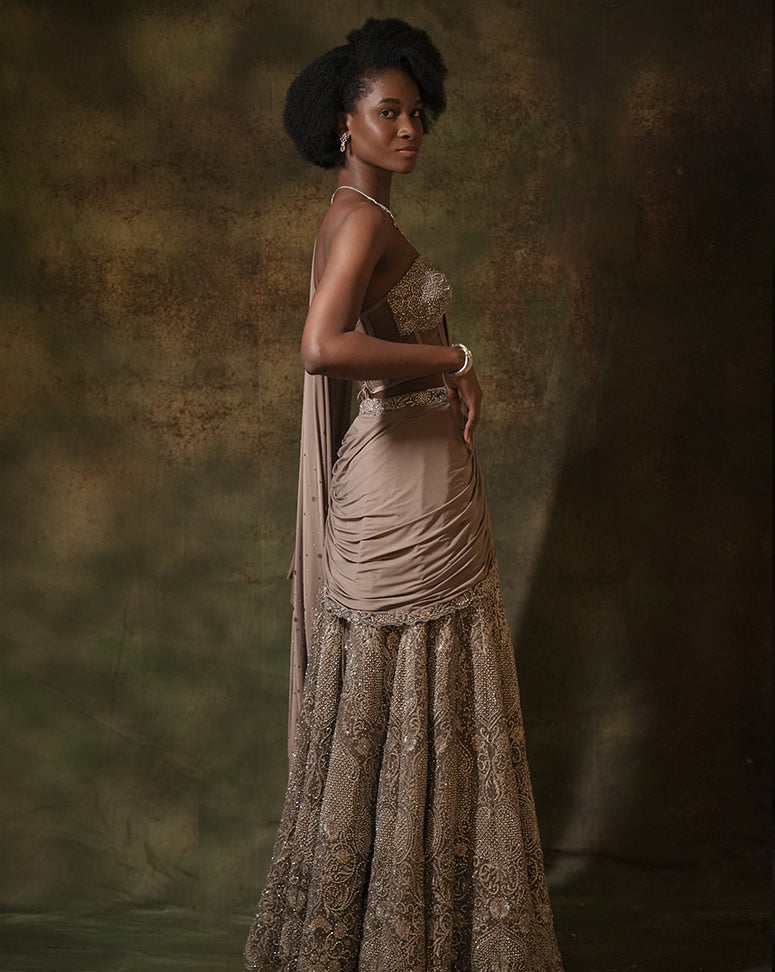 The Spree Embroidered Lehenga