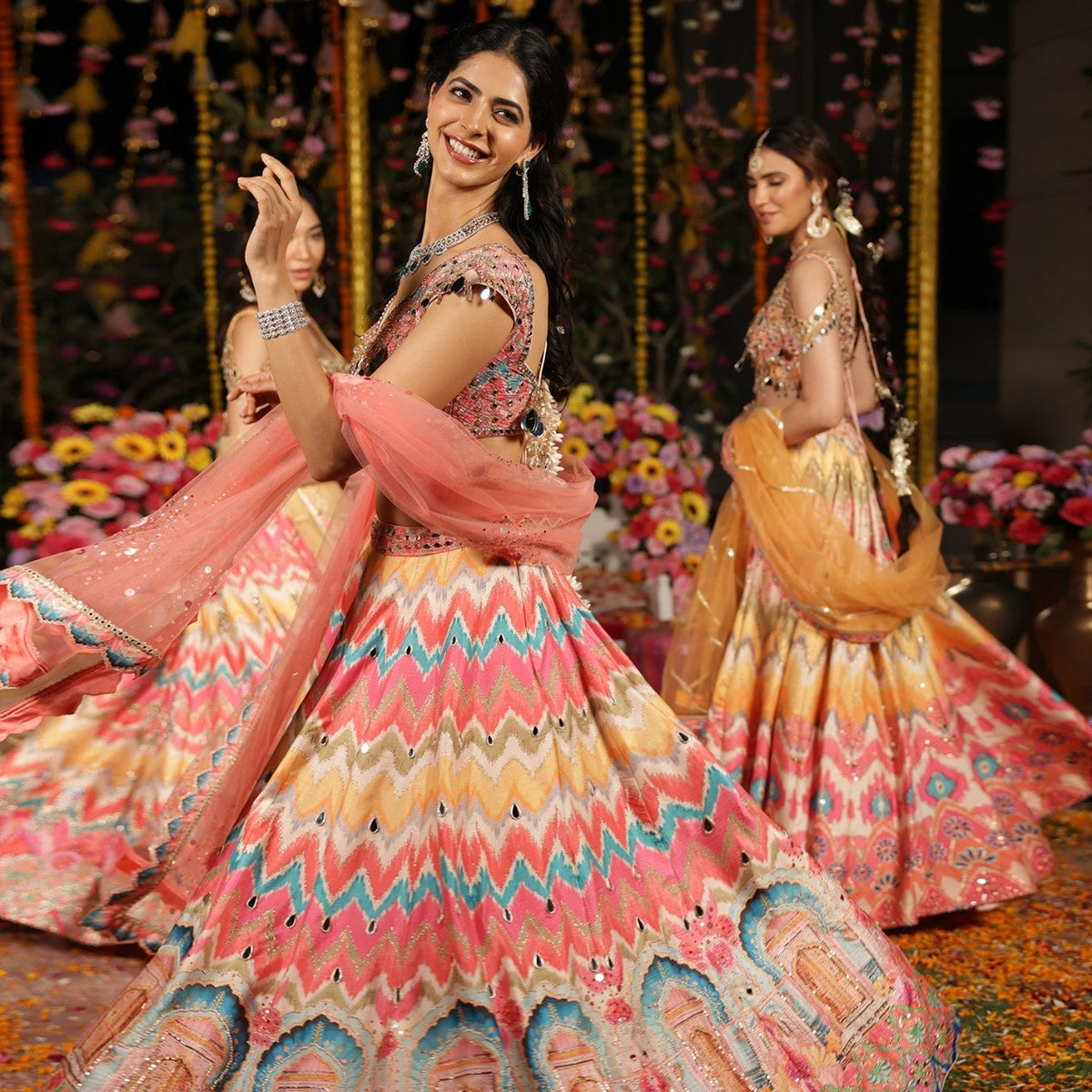 Sheesh Palace lehenga Set