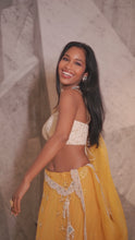 Load and play video in Gallery viewer, The Sunshine Mirror Lehenga
