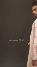 Load and play video in Gallery viewer, MOF Lilac tie-dye Mirror Kurta Set
