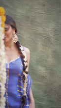 Load and play video in Gallery viewer, Rangmanch Blue Sharara Set
