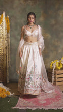 Load and play video in Gallery viewer, Chowmahalla Ivory Lehenga Set
