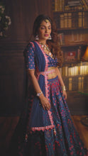 Load and play video in Gallery viewer, The Lagoon Lehenga
