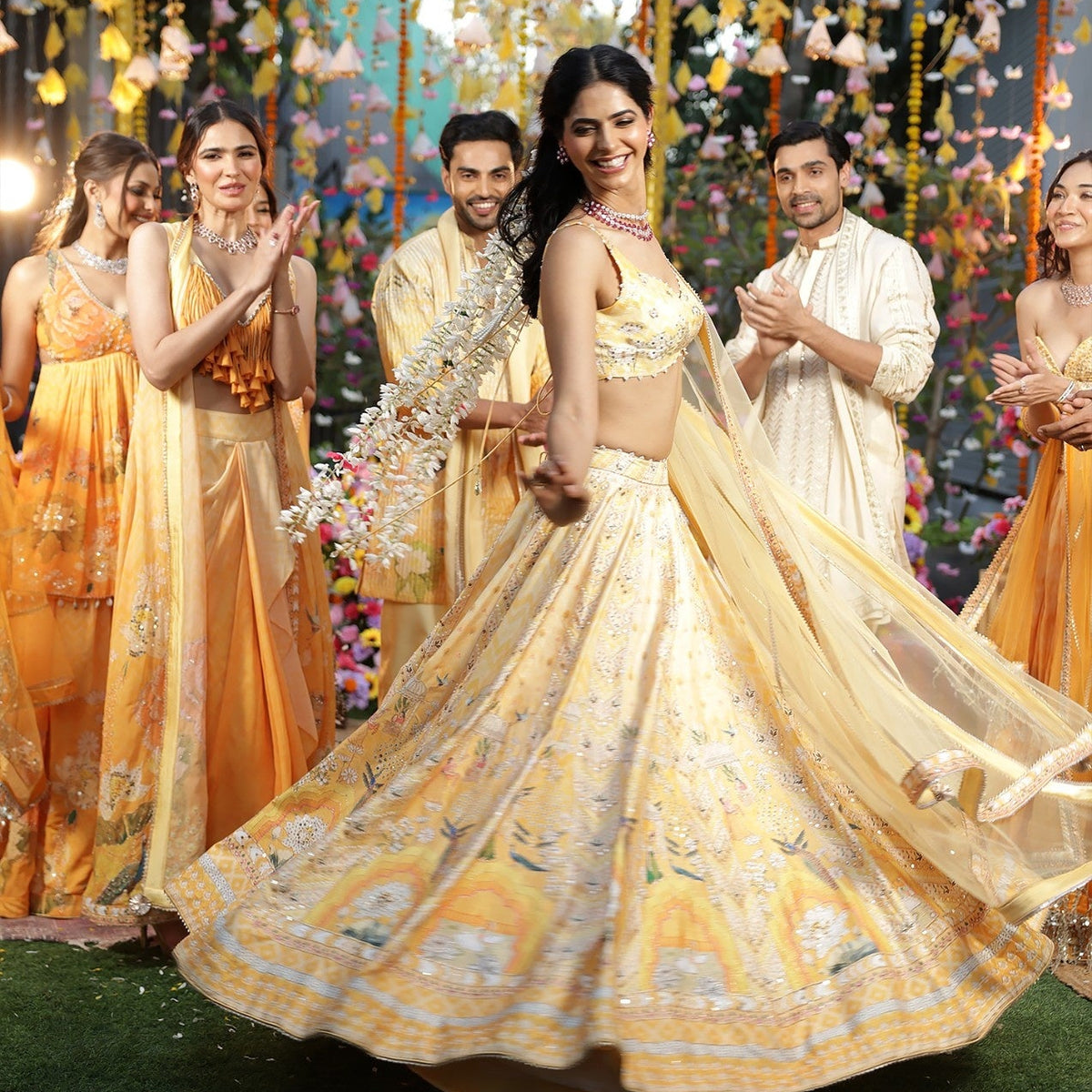 Gulmora Lehenga set