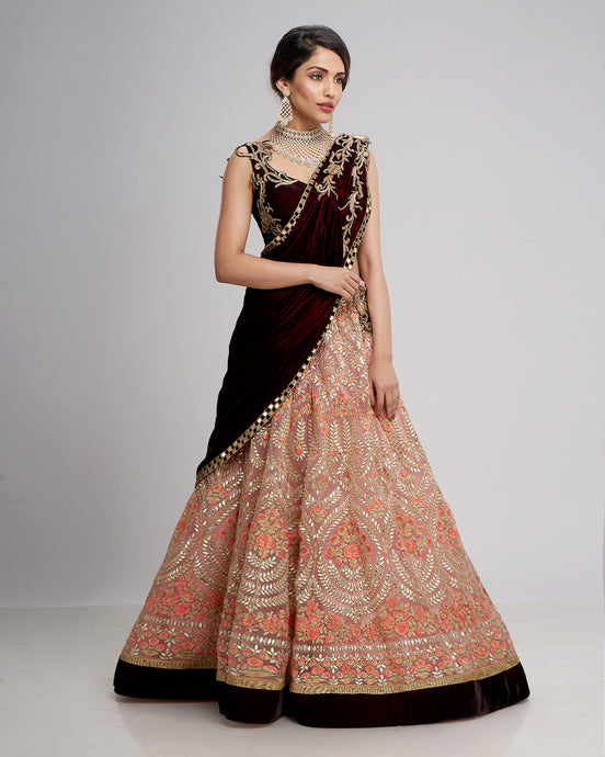 The Mughal Sari - Lehenga - Archana Kochhar India