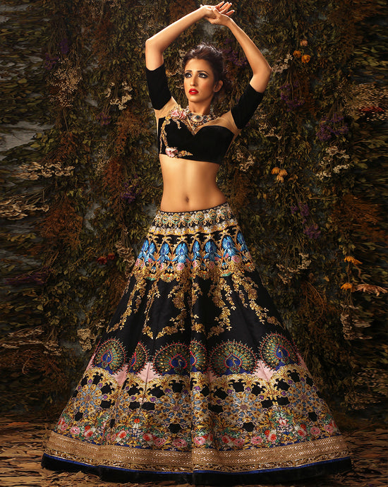 The Midnight Blue Peacock - Archana Kochhar India