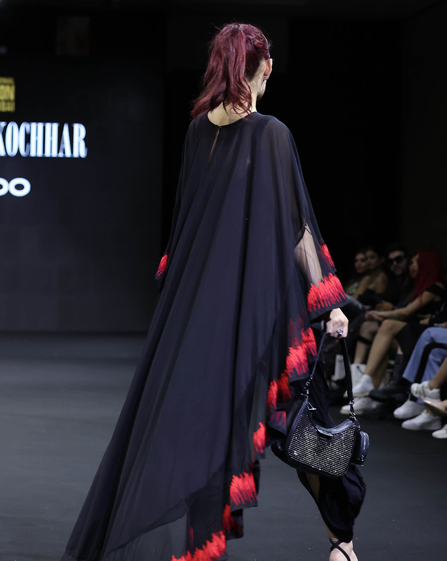 The Cosmic Dhoti Cape Set