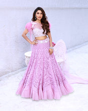 Load image into Gallery viewer, The Rubesco Lehenga - Archana Kochhar India
