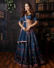 Load image into Gallery viewer, The Lagoon Lehenga
