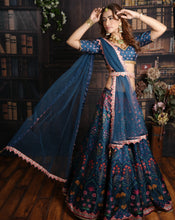 Load image into Gallery viewer, The Lagoon Lehenga
