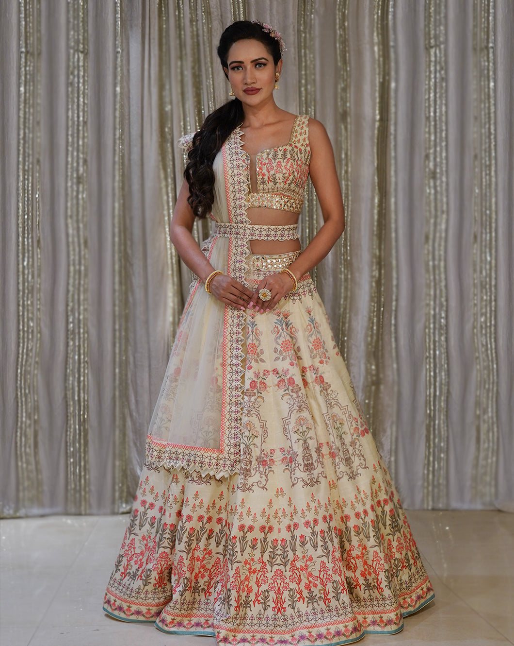 The Floral Mughal Lehenga