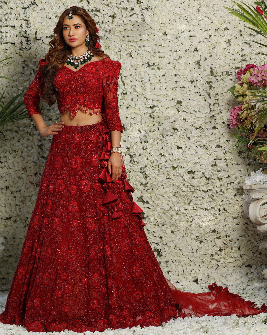 The Floral Bridal Lehenga