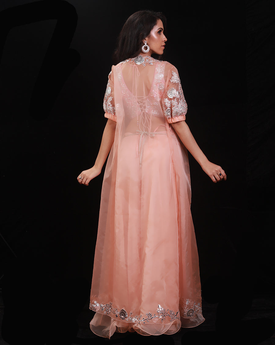 The Peach Jacket Set
