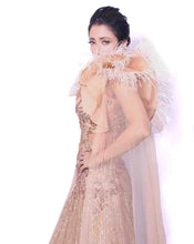 Load image into Gallery viewer, The Feather Golden Gown
