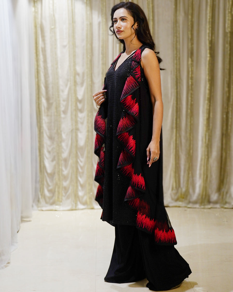 The Cosmic Jacket Kurti Set