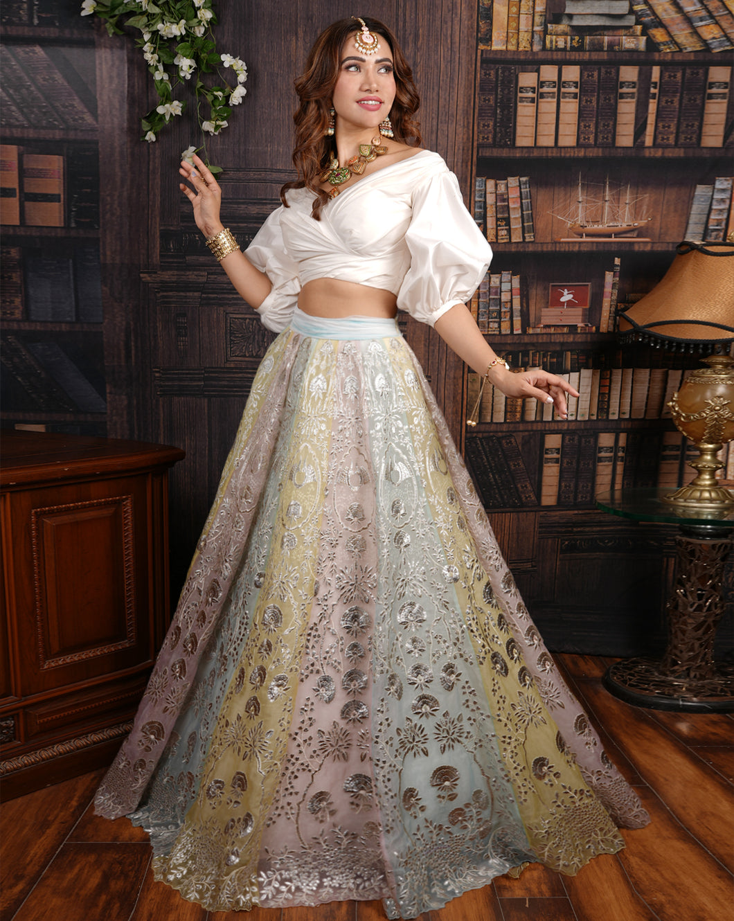 The Carousel Lehenga