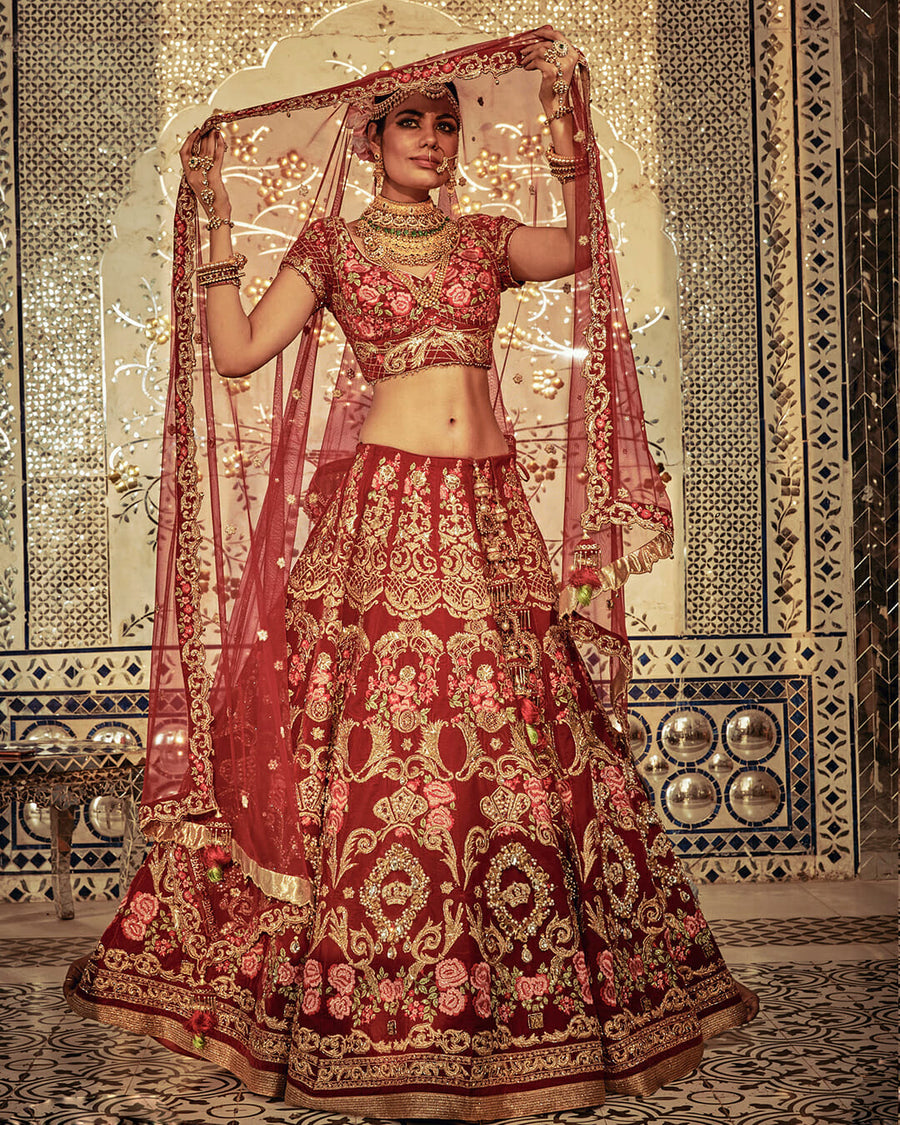 The Royal Crest Lehenga - Archana Kochhar India