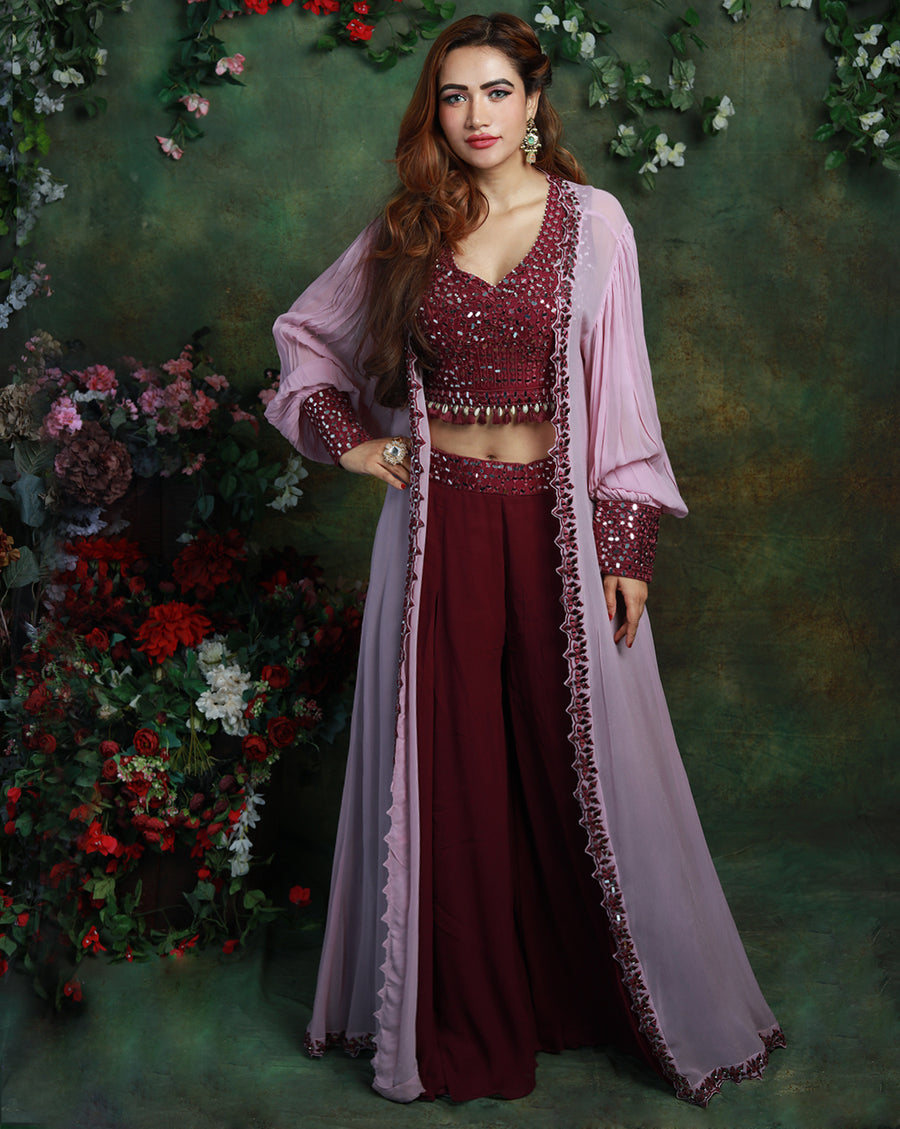 The Purple Palazzo Jacket