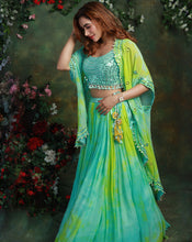 Load image into Gallery viewer, The Tropical Lehenga Jacket
