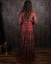 Load image into Gallery viewer, The Red Anarkali Set
