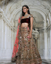 Load image into Gallery viewer, The Sheesh Mahal Lehenga - Archana Kochhar India
