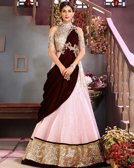 Grecian Drape Anarkali - Archana Kochhar India