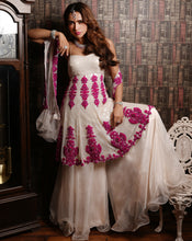 Load image into Gallery viewer, The Pink and White Kurti
