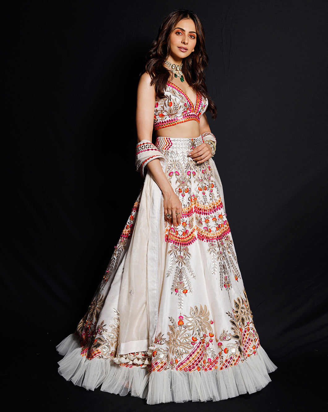 The Garden of Silk Lehenga