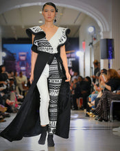 Load image into Gallery viewer, Vikramgad Half&amp;Half Jumpsuit - Archana Kochhar India
